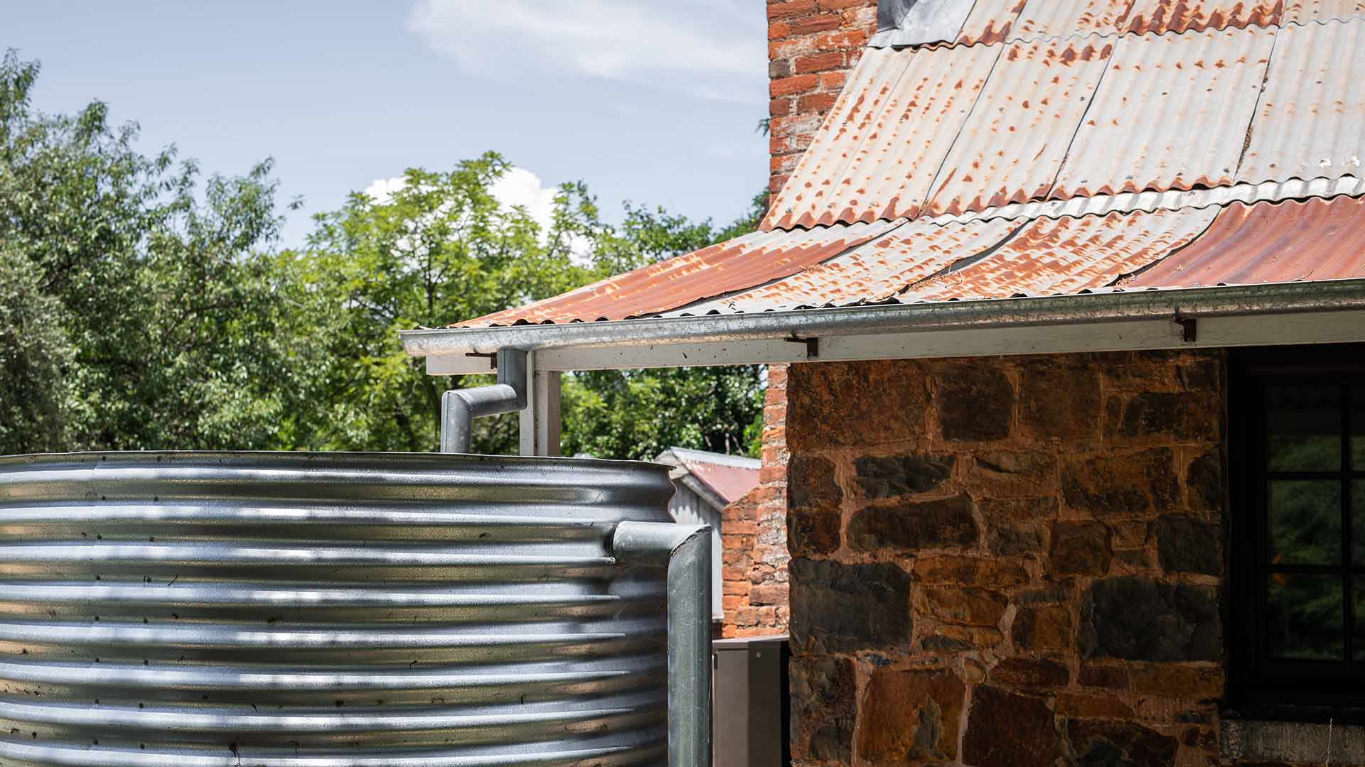 rain water collection tank